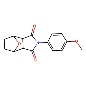 2-(4-Methoxyphenyl)hexahydro-1h-4,7-epoxyisoindole-1,3(2h)-dione structure