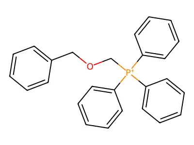 ((Benzyloxy)methyl)triphenylphosphonium structure