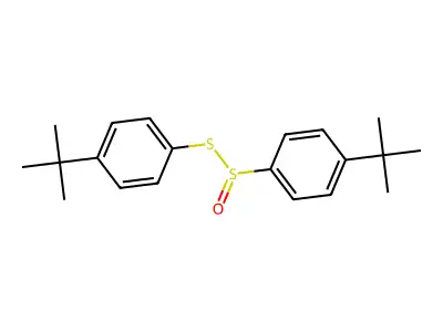 S-(4-tert-Butylphenyl) 4-tert-butylbenzene-1-sulfinothioate structure