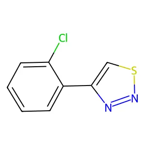 4-(2-Chlorophenyl)thiadiazole structure