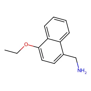 (4-乙氧基萘-1-基)甲胺 structure