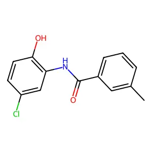 N-(5-chloro-2-hydroxyphenyl)-3-methylbenzamide structure