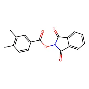 (1,3-Dioxoisoindol-2-yl) 3,4-dimethylbenzoate structure