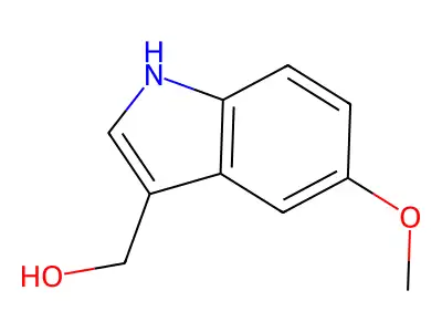 (5-methoxy-1H-indol-3-yl)methanol structure