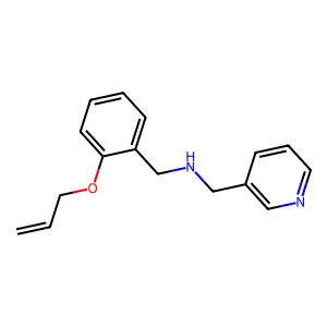 N-(2-(Allyloxy)benzyl)-1-(pyridin-3-yl)methanamine structure