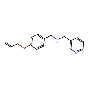 (4-Allyloxy-benzyl)-pyridin-3-ylmethyl-amine structure