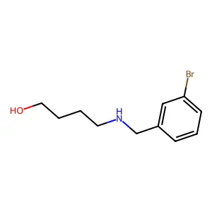 4-((3-Bromobenzyl)amino)butan-1-ol structure