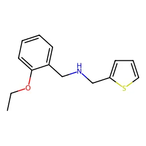 N-(2-ethoxybenzyl)-N-(2-thienylmethyl)amine structure