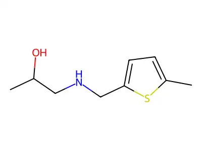 1-{[(5-Methylthiophen-2-yl)methyl]amino}propan-2-ol structure