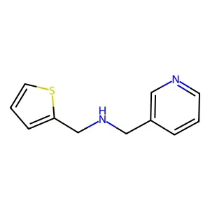 (Pyridin-3-ylmethyl)(thiophen-2-ylmethyl)amine structure