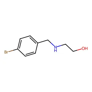 2-((4-Bromobenzyl)amino)ethanol structure