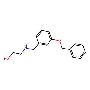 2-{[3-(Benzyloxy)benzyl]amino}ethanol structure