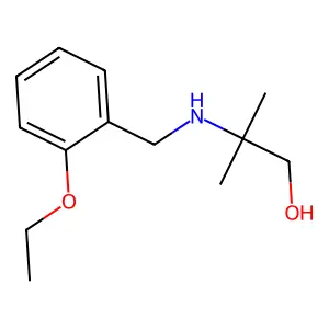 2-[(2-Ethoxybenzyl)amino]-2-methylpropan-1-ol structure