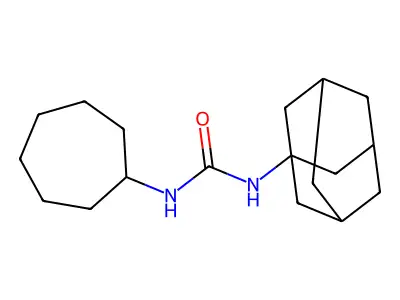 1-(1-Adamantyl)-3-cycloheptylurea structure