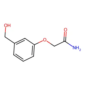 2-[3-(羟甲基)苯氧基]乙酰胺 structure