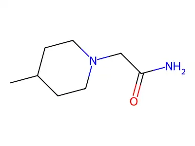 2-(4-Methylpiperidin-1-yl)acetamide structure