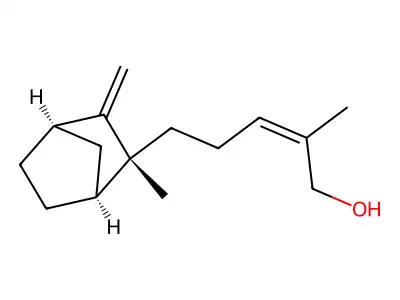 β-檀香醇 structure