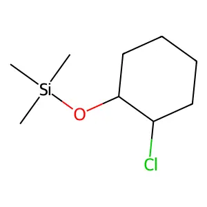 Silane, [(2-chlorocyclohexyl)oxy]trimethyl- structure