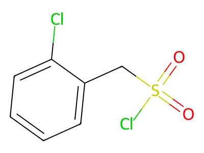 (2-Chlorophenyl)methanesulfonyl chloride structure