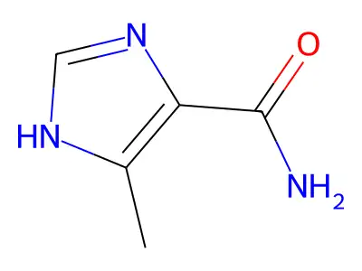 1H-Imidazole-4-carboxamide, 5-methyl- structure