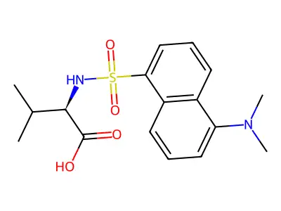 Dansyl-dl-valine structure