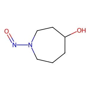 1-Nitrosoazepan-4-ol structure