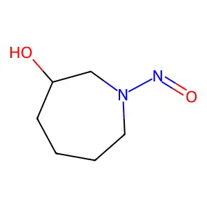 Hexahydro-1-nitroso-1H-azepin-3-ol structure