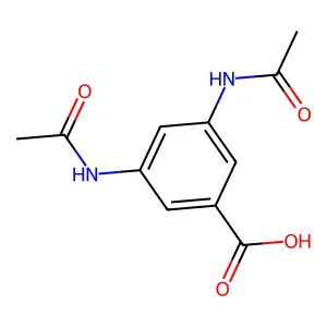 3,5-双(乙酰氨基)苯甲酸 structure