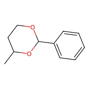 4-Methyl-2-phenyl-1,3-dioxane structure