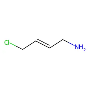 (2Z)-4-chloro-2-buten-1-amine structure