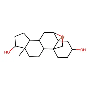 1,4-Bis(3-chloropropanoyl)-1,2,3,4-tetrahydrodibenzo(f,h)quinoxaline structure