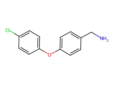 4-(4-Chlorophenoxy)benzylamine structure