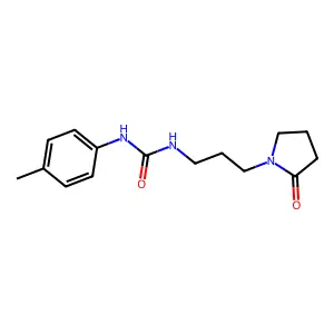 1-(4-Methylphenyl)-3-[3-(2-oxopyrrolidin-1-yl)propyl]urea structure