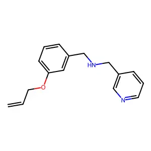 N-[3-(allyloxy)benzyl]-N-(3-pyridinylmethyl)amine structure