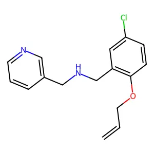 (2-Allyloxy-5-chloro-benzyl)-pyridin-3-ylmethyl-amine structure