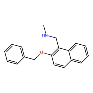 N-{[2-(benzyloxy)-1-naphthyl]methyl}-N-methylamine structure
