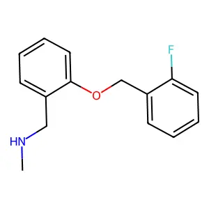 N-{2-[(2-fluorobenzyl)oxy]benzyl}-N-methylamine structure