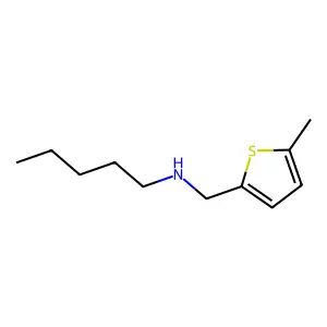 N-[(5-methylthiophen-2-yl)methyl]pentan-1-amine structure