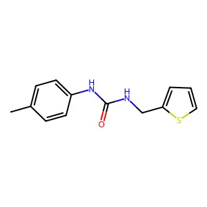 1-(4-Methylphenyl)-3-(thiophen-2-ylmethyl)urea structure
