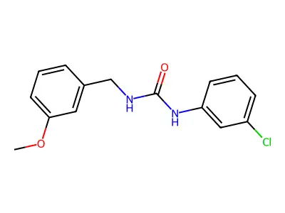 1-(3-Chlorophenyl)-3-(3-methoxybenzyl)urea structure