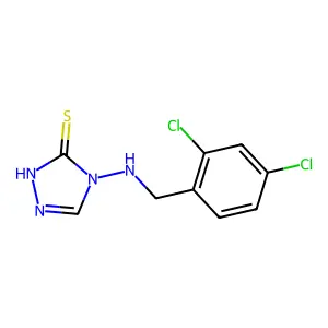 4-[(2,4-dichlorobenzyl)amino]-4H-1,2,4-triazole-3-thiol structure