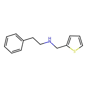 2-phenyl-N-(thiophen-2-ylmethyl)ethanamine structure