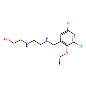 2-({2-[(3,5-Dichloro-2-ethoxybenzyl)amino]ethyl}amino)ethanol structure