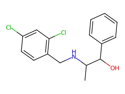 2-[(2,4-Dichlorobenzyl)amino]-1-phenyl-1-propanol structure
