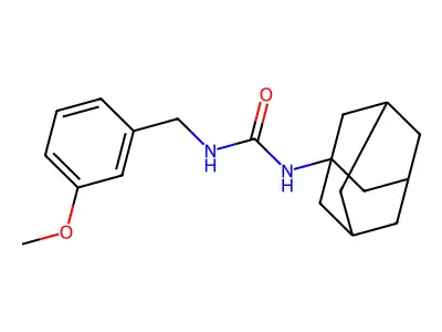 1-(1-Adamantyl)-3-[(3-methoxyphenyl)methyl]urea structure