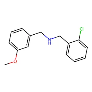 N-(2-chlorobenzyl)-N-(3-methoxybenzyl)amine structure