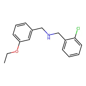 N-(2-chlorobenzyl)-N-(3-ethoxybenzyl)amine structure