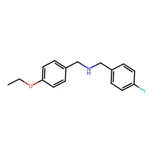 N-(4-ethoxybenzyl)-N-(4-fluorobenzyl)amine structure
