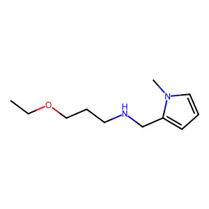 (3-Ethoxypropyl)[(1-methyl-1H-pyrrol-2-yl)methyl]amine structure