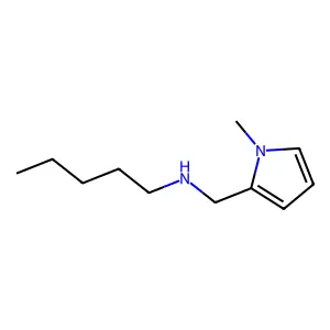 N-[(1-methylpyrrol-2-yl)methyl]pentan-1-amine structure